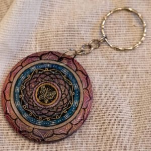 Handmade Flower Mandala Charm : "Queen of the Night"