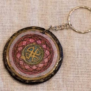 Handmade Flower Mandala Charm : "Erica"