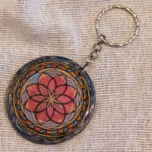 Handmade Flower Mandala Charm : "Lotus"